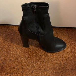 Never worn Vince leather booties